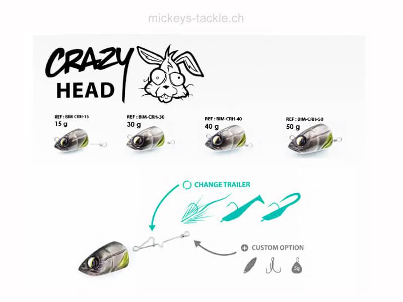 crazy_head BIM Tackle Crazy Head – Bild 1